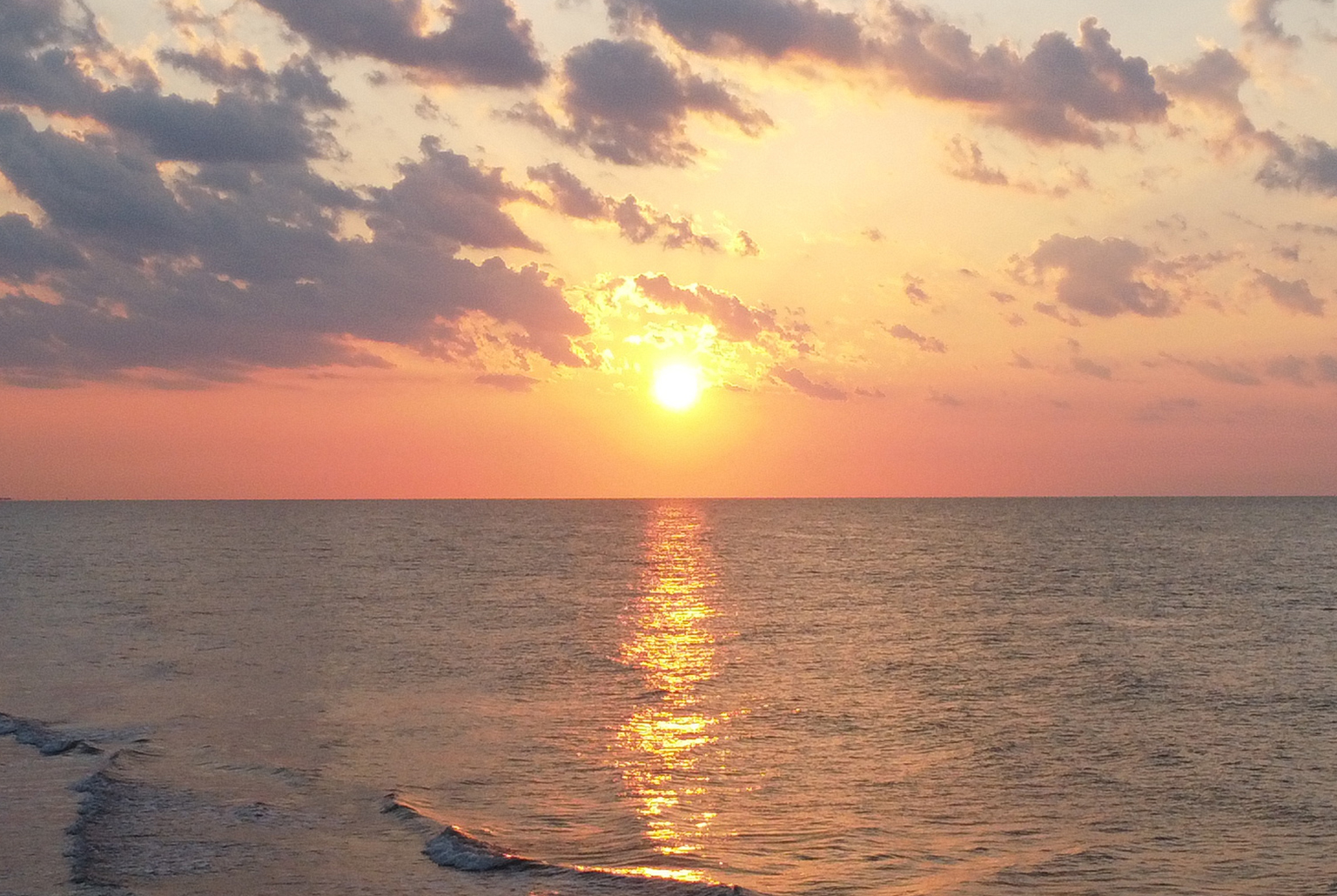 Sunrise at the beach<br />
